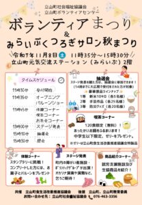 ボランティアまつりチラシ　大人用改（表）のサムネイル